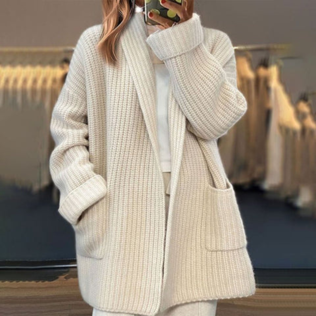 Irene | Chaleco de punto en mezcla de lana