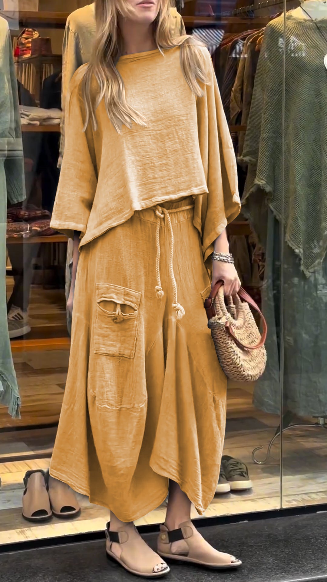 Mariso | Conjunto de Dos Piezas que Cubre el Vientre