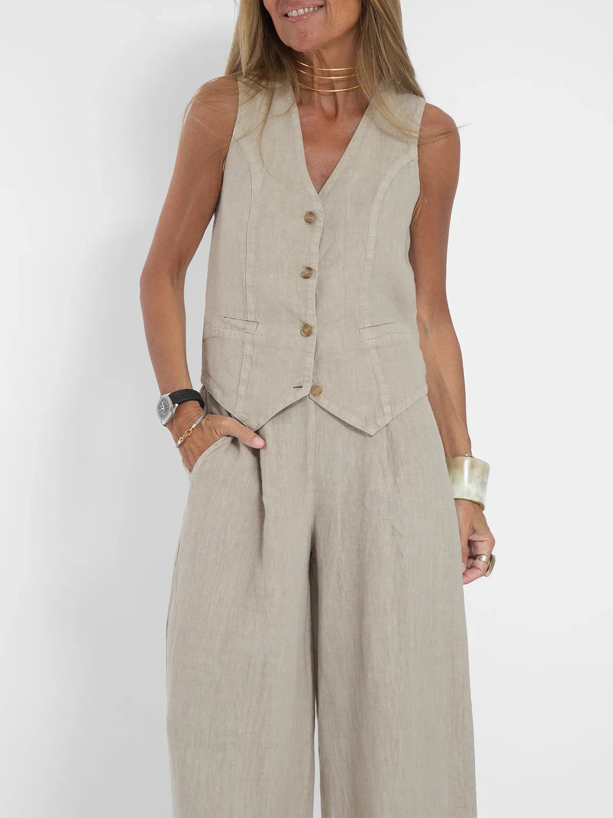Katja | Conjunto de lino