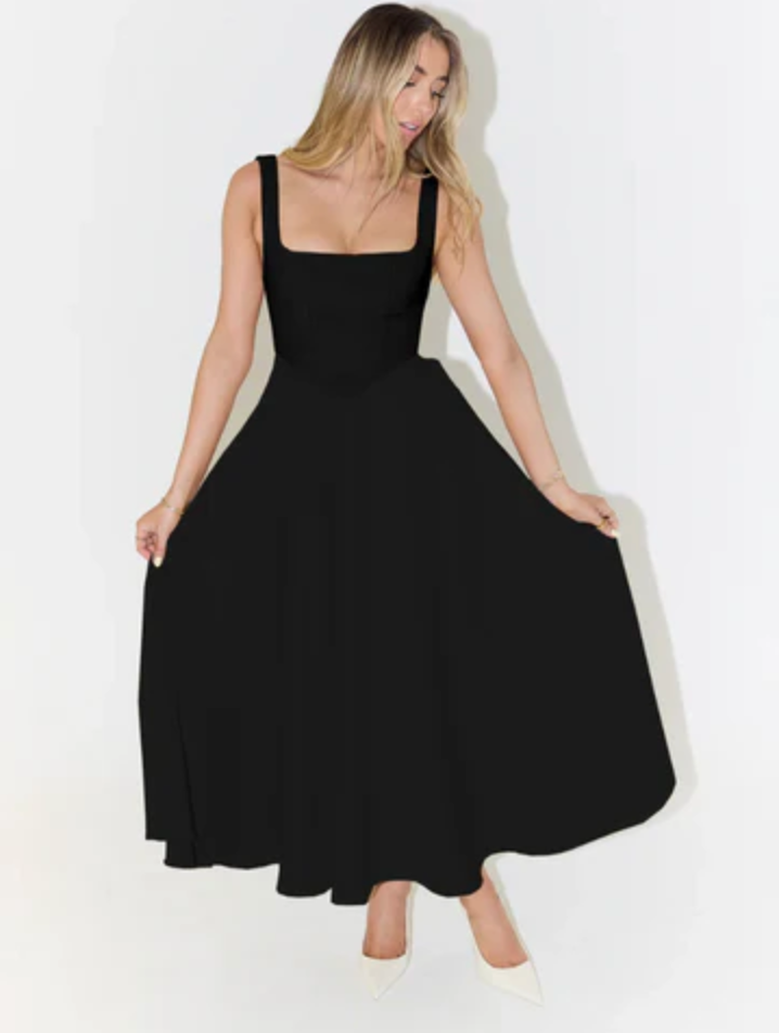 Catalina | Elegante vestido con tirantes