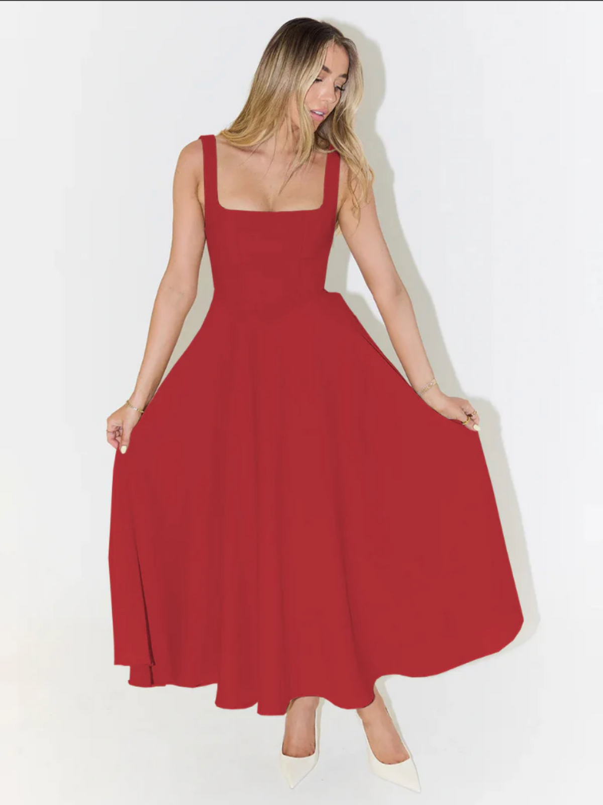 Catalina | Elegante vestido con tirantes