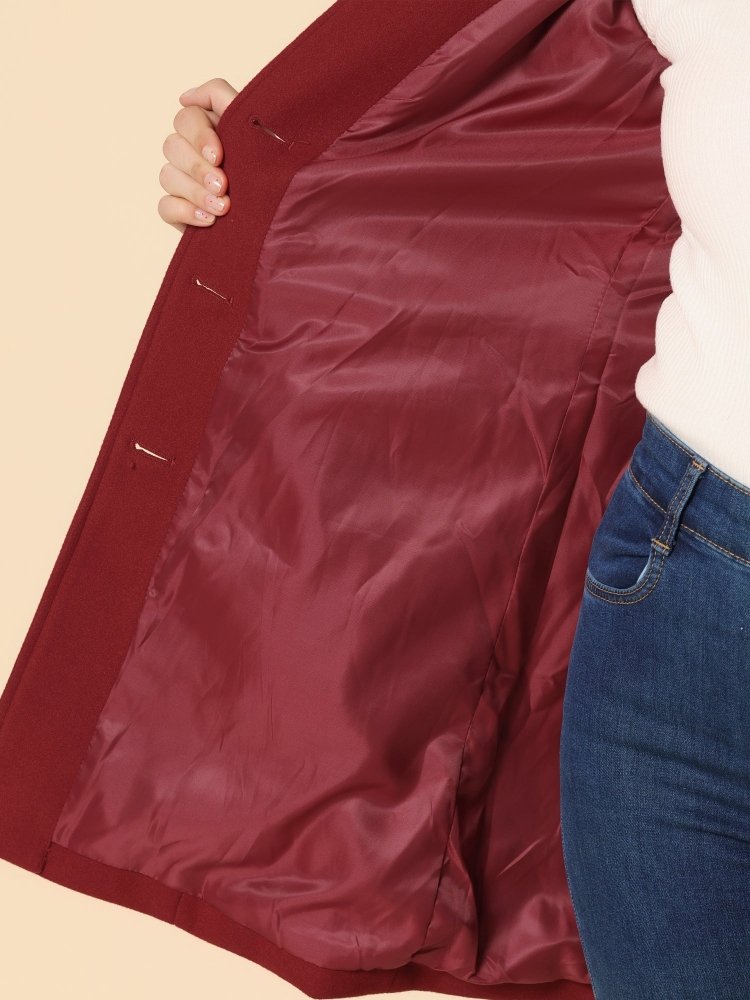 Helena | Abrigo de invierno para mujer con un botón
